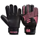 Meteor Catch 9 goalkeeper gloves black/pink – Obrázok 7
