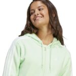 adidas 3 Stripes FL Full-Zip HD sweatshirt W IR6077 – Obrázok 4