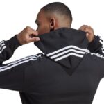 Adidas Essentials French Terry 3-Stripes Hoodie M IC0435 – Obrázok 8