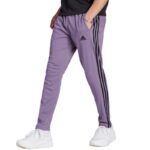 adidas Essentials Single Jersey Tapered Open Hem 3-Stripes M Pants IJ8699 – Obrázok 3