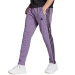 adidas Essentials Single Jersey Tapered Open Hem 3-Stripes M Pants IJ8699 – Obrázok 8