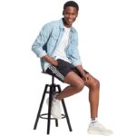 Adidas Essentials Fleece 3-Stripes M IB4026 shorts – Obrázok 5