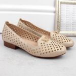 Openwork shoes M.Daszyński W SAN35 gold – Obrázok 11