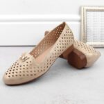 Openwork shoes M.Daszyński W SAN35 gold – Obrázok 12