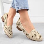 Openwork shoes M.Daszyński W SAN35 gold – Obrázok 8