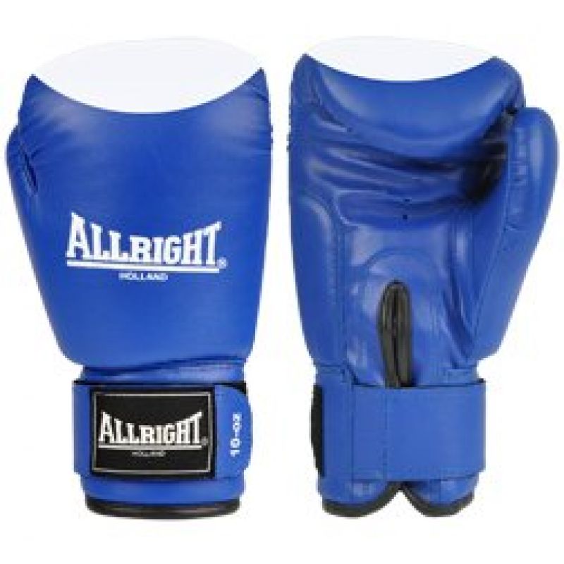 B2B-1833-0 Allright PVC Boxing Gloves Blue and White – Obrázok 1
