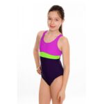 Aqua-speed Emily Junior Swimsuit Pink and Purple – Obrázok 3