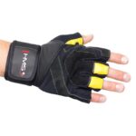 Black/Yellow HMS RST01 rM Gym Gloves – Obrázok 11