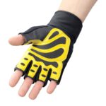 Gym Gloves Black/Yellow HMS RST01 rL – Obrázok 39