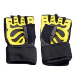Gym Gloves Black/Yellow HMS RST01 size XXL – Obrázok 9