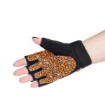 Gym Gloves Orange/Gray W HMS RST03 rL – Obrázok 4