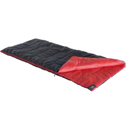 High Peak Ranger Sleeping Bag (180x75cm) Navy/Red L-zip 26030