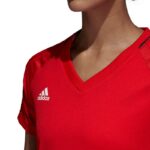 adidas TIRO 17 Training JSY Women T-shirt red BP8560 – Obrázok 6