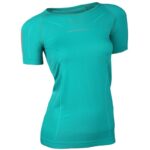 Brubeck Athletic Women's T-Shirt Azure Green SS11080 – Obrázok 4