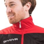 Givova Tuta Visa TR018 1210 Tracksuit Red/Black – Obrázok 12