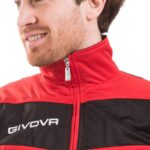 Givova Tuta Visa TR018 1210 Tracksuit Red/Black – Obrázok 21