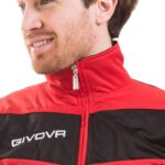 Givova Tuta Visa TR018 1210 Tracksuit Red/Black – Obrázok 25