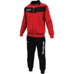 Givova Tuta Visa TR018 1210 Tracksuit Red/Black – Obrázok 4