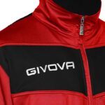 Givova Tuta Visa TR018 1210 Tracksuit Red/Black – Obrázok 6