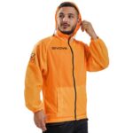 Givova Rain Basico Fluo jacket RJ001 0028 – Obrázok 6