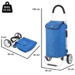 Classic Premium Cruiser 650061 Folding Shopping Cart – Obrázok 16