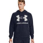 Under Armor Rival Fleece Big Logo HD Sweatshirt M 1357093 410 – Obrázok 2