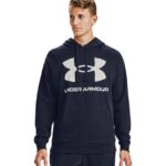 Under Armor Rival Fleece Big Logo HD Sweatshirt M 1357093 410 – Obrázok 14
