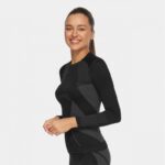 Alpinus Active Base Layer Thermoactive T-shirt Black and Gray W GT43180 – Obrázok 12