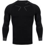 Alpinus Tactical Base Layer Thermoactive Shirt Black and Gray M GT43219