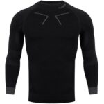 Alpinus Tactical Base Layer Thermoactive Shirt Black and Gray M GT43219 – Obrázok 3