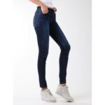 Wrangler High Rise Skinny Subtle Blue jeans W27HX786N – Obrázok 3