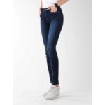 Wrangler High Rise Skinny Subtle Blue jeans W27HX786N – Obrázok 4