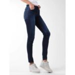 Wrangler High Rise Skinny Subtle Blue jeans W27HX786N – Obrázok 6