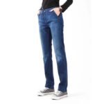 Wrangler Slouchy Cozy Blue Jeans W W27CGM82G – Obrázok 4