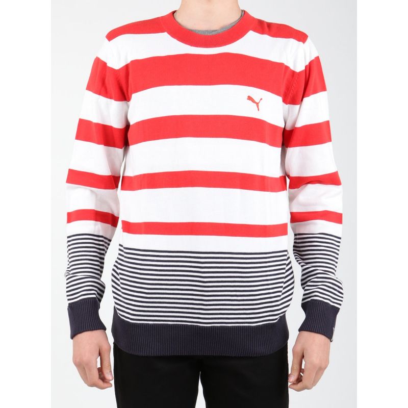 B2B-628220-0 Puma Striped Sailing Sweater 554124-01 – Obrázok 1