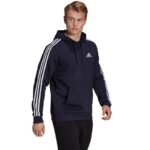 adidas Essentials Fleece 3-Stripes Hoodie M GK9073 – Obrázok 7