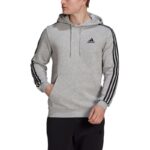 adidas Essentials Fleece 3-Stripes Hoodie M GK9084 – Obrázok 2