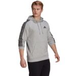 adidas Essentials Fleece 3-Stripes Hoodie M GK9084 – Obrázok 17