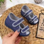 Boys' slippers and sandals, navy blue Nazo – Obrázok 11