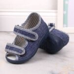 Boys' slippers and sandals, navy blue Nazo – Obrázok 8