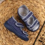Boys' slippers and sandals, navy blue Nazo – Obrázok 9