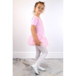 Jr Nazo Leather Dance Ballet Shoes with Elastic Bands White – Obrázok 11