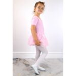 Jr Nazo Leather Dance Ballet Shoes with Elastic Bands White – Obrázok 7