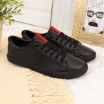 Big Star W DD274687 black eco-leather low-top sneakers – Obrázok 4