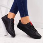 Big Star W DD274687 black eco-leather low-top sneakers – Obrázok 6