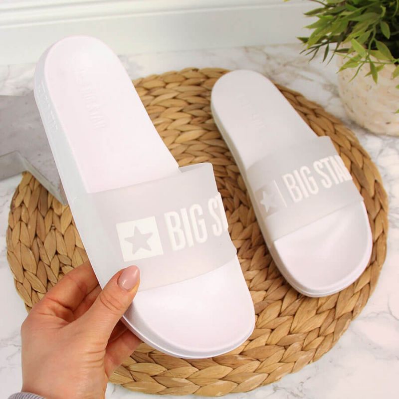 B2B-747326-0 Big Star W FF274A199 white pool flip-flops – Obrázok 1
