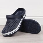 NEWS W EVE300B openwork foam flip-flops, navy blue – Obrázok 2