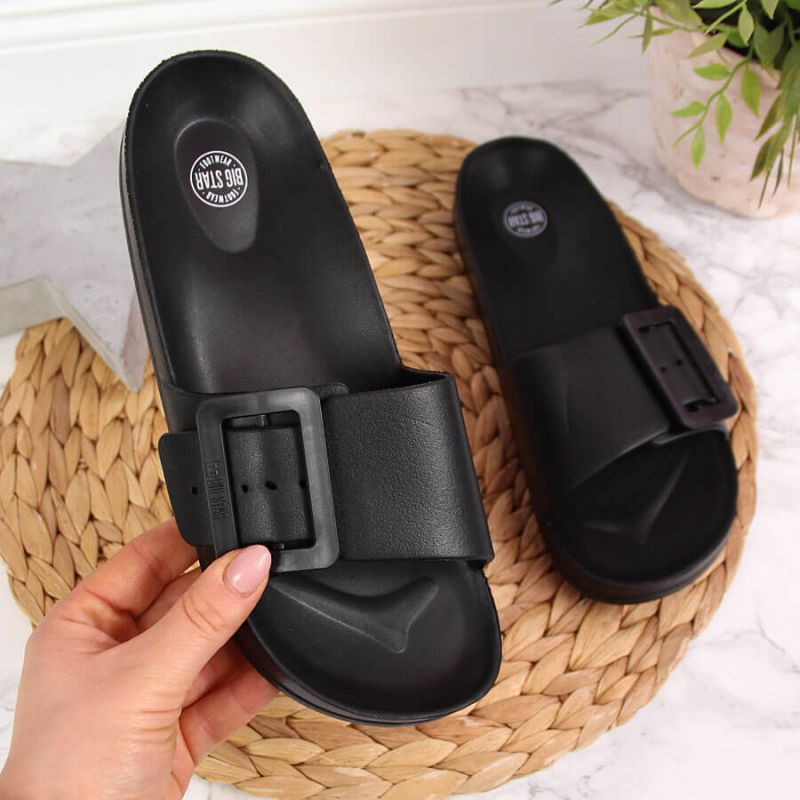B2B-771969-0 Big Star W FF274A389 beach flip-flops black – Obrázok 1