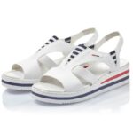 Rieker W V02Y5 wedge sandals white – Obrázok 12