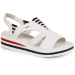 Rieker W V02Y5 wedge sandals white – Obrázok 13